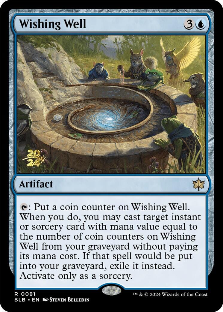 Wishing Well [Bloomburrow Prerelease Promos] MTG Single Magic: The Gathering  | Multizone: Comics And Games