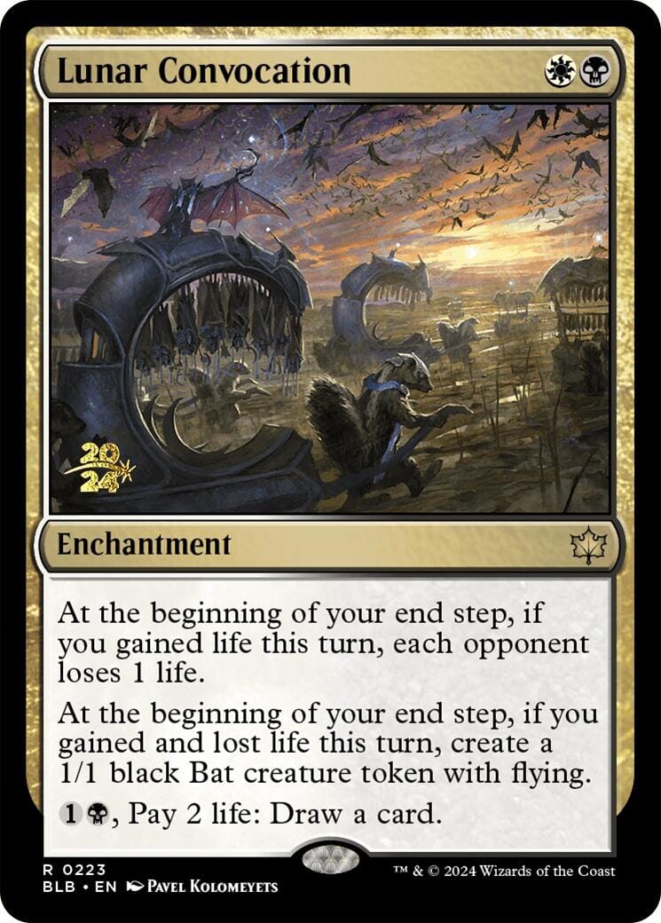 Lunar Convocation [Bloomburrow Prerelease Promos] MTG Single Magic: The Gathering  | Multizone: Comics And Games