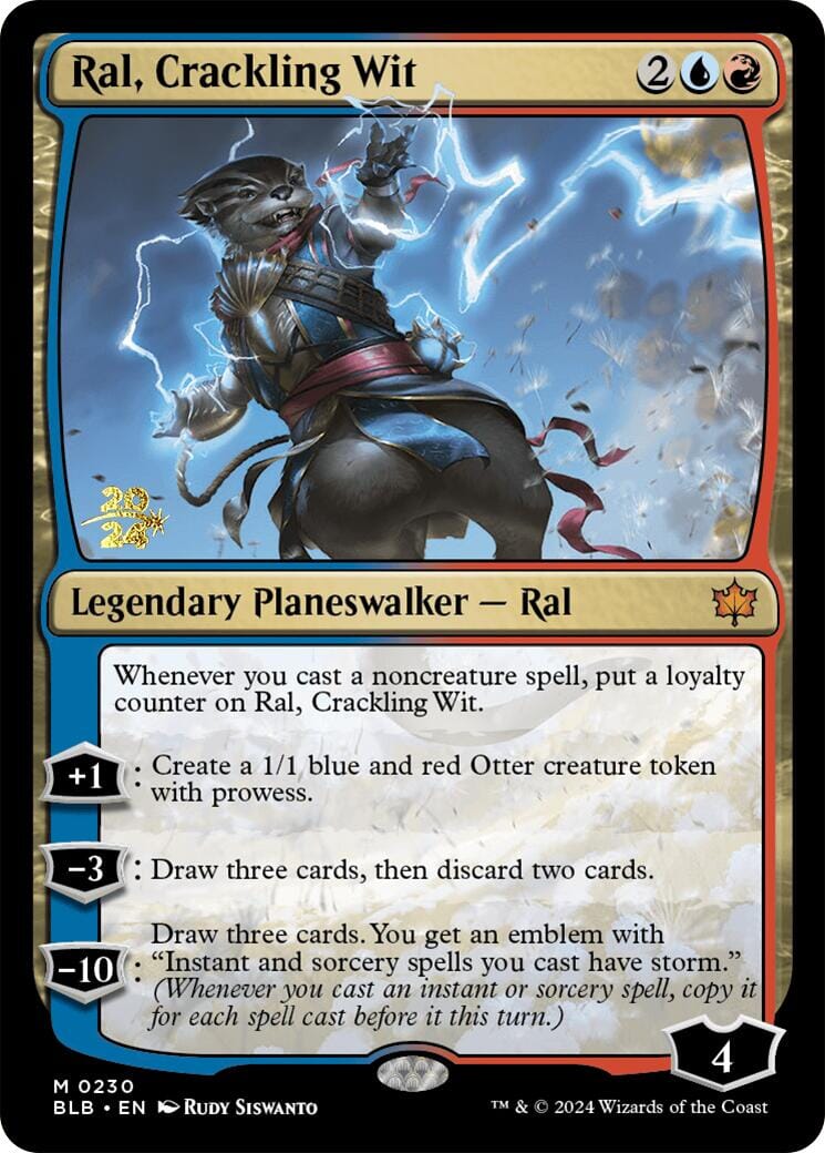 Ral, Crackling Wit [Bloomburrow Prerelease Promos] MTG Single Magic: The Gathering  | Multizone: Comics And Games