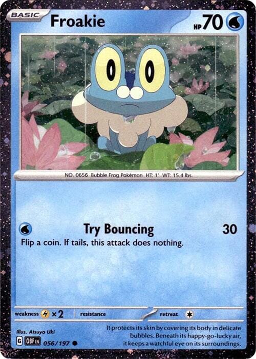 Froakie (056/197) (Cosmos Holo) [Scarlet & Violet: Obsidian Flames] Pokemon Single Pokémon  | Multizone: Comics And Games