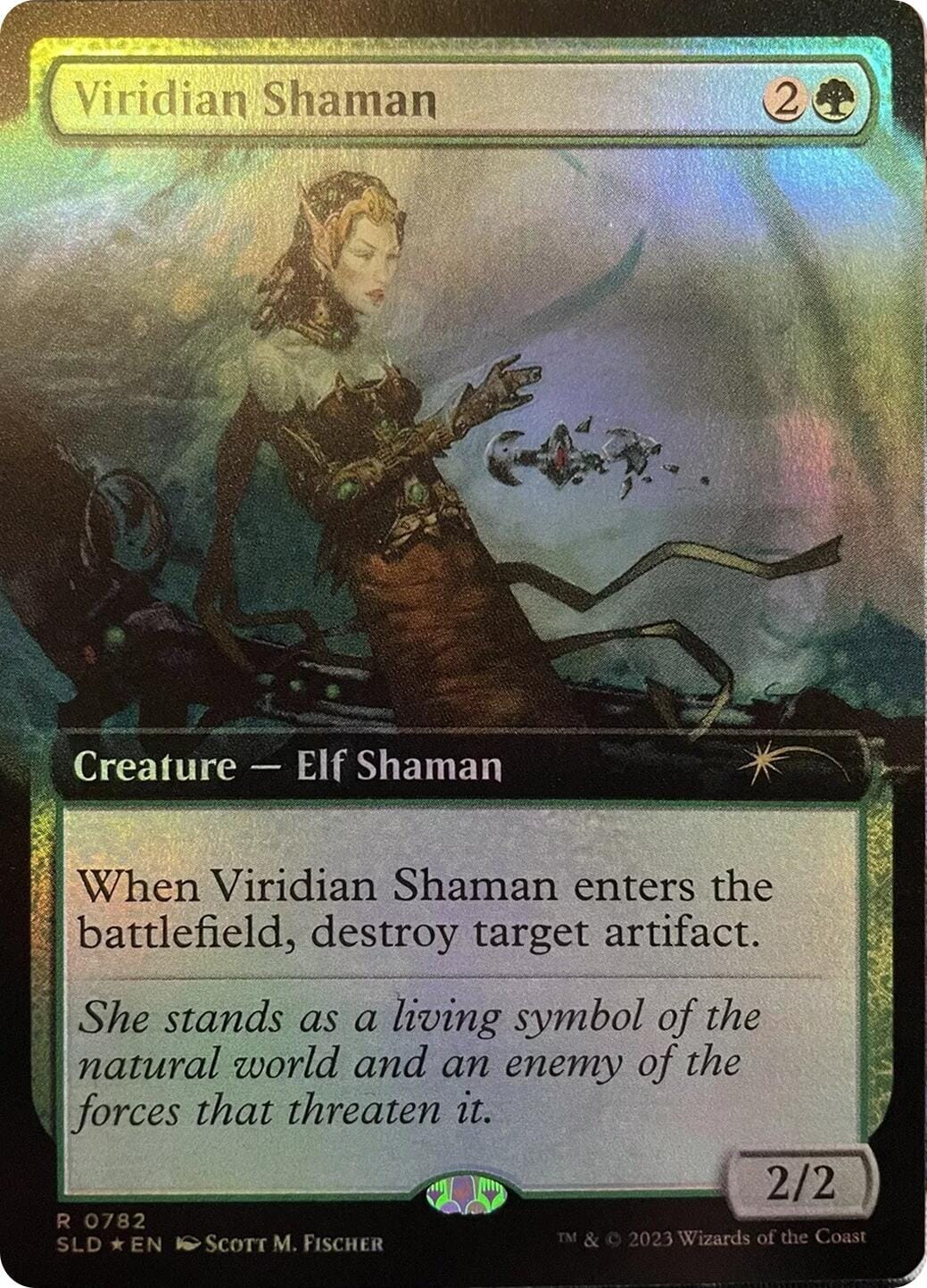 Viridian Shaman (Extended Art) [Secret Lair Drop Series] MTG Single Magic: The Gathering  | Multizone: Comics And Games