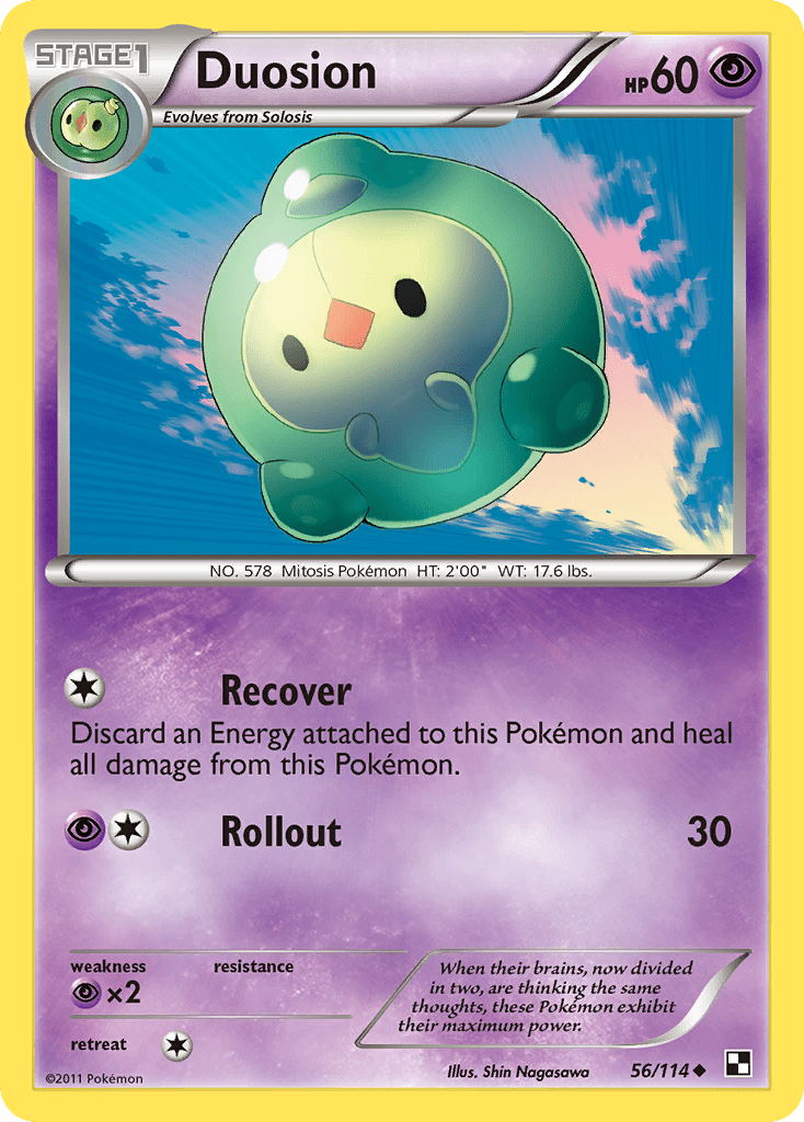 Duosion (56/114) [Black & White: Base Set] Pokemon Single Pokémon  | Multizone: Comics And Games
