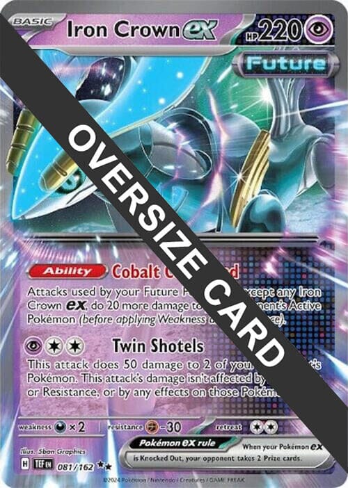 Iron Crown ex (081) (Jumbo Card) [Scarlet & Violet: Black Star Promos] Pokemon Single Pokémon  | Multizone: Comics And Games
