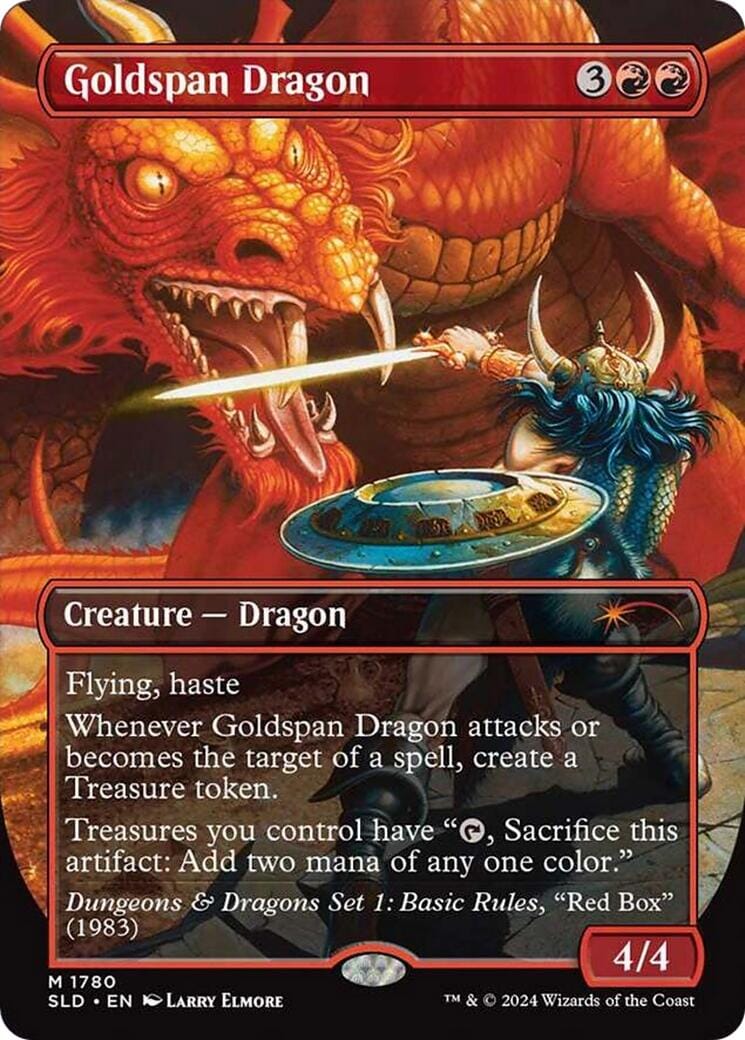 Goldspan Dragon [Secret Lair Drop Series] MTG Single Magic: The Gathering  | Multizone: Comics And Games