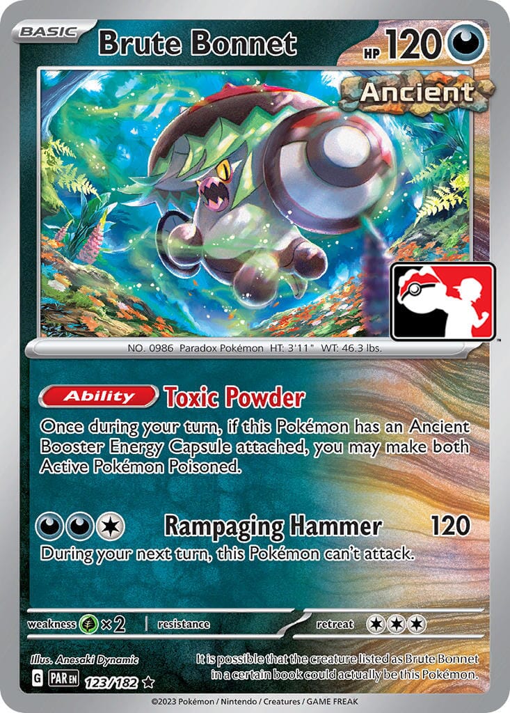 Brute Bonnet (123/182) [Prize Pack Series Five] Pokemon Single Pokémon  | Multizone: Comics And Games