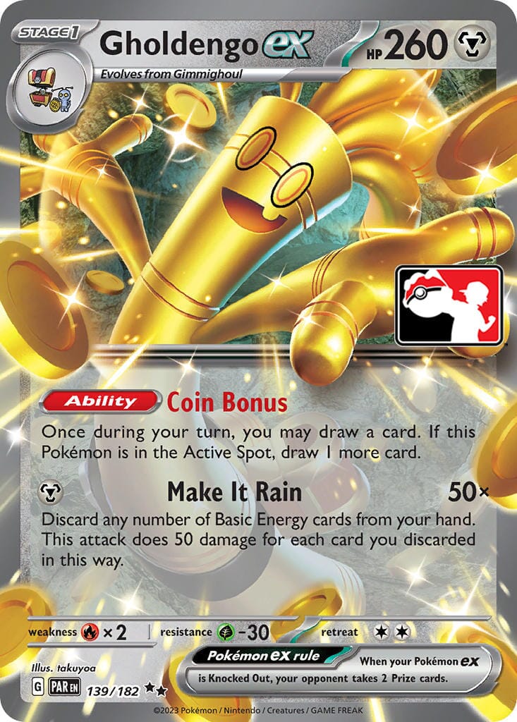 Gholdengo ex (139/182) [Prize Pack Series Five] Pokemon Single Pokémon  | Multizone: Comics And Games