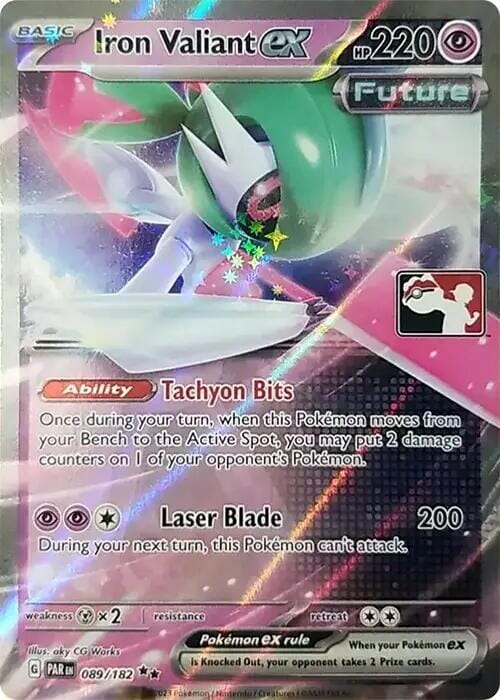 Iron Valiant ex (089/182) [Prize Pack Series Five] Pokemon Single Pokémon  | Multizone: Comics And Games