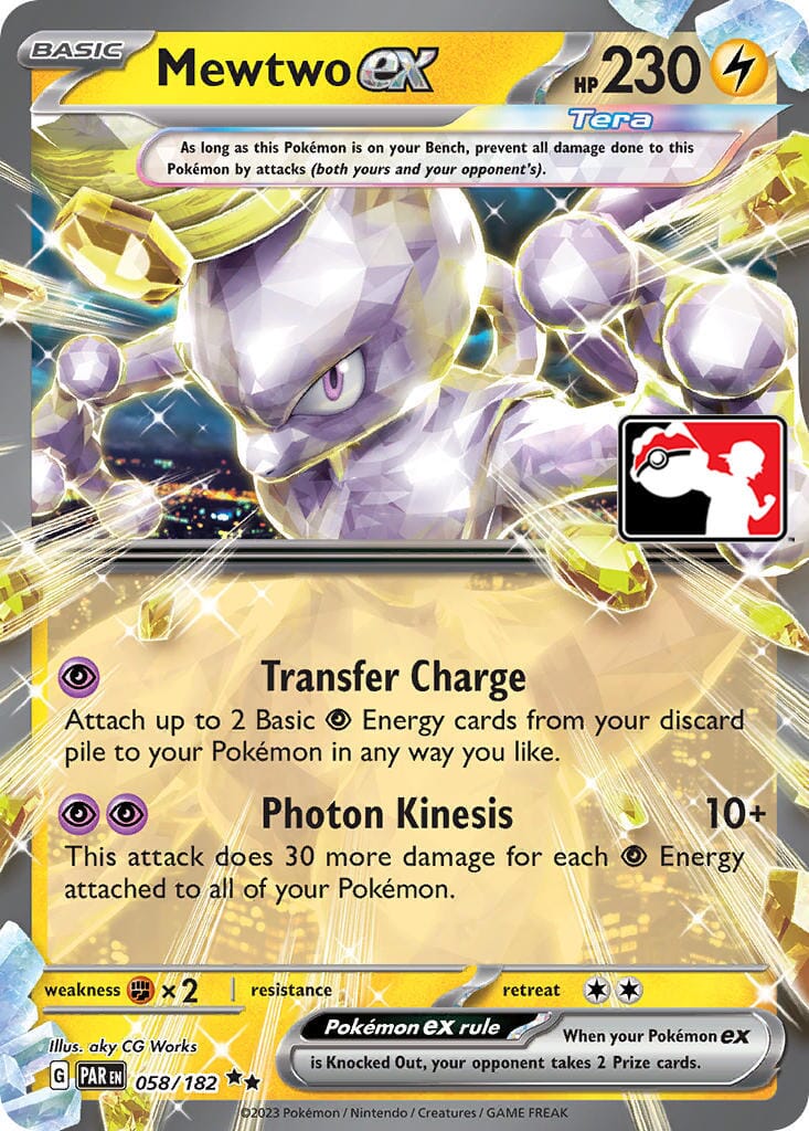 Mewtwo ex (058/182) [Prize Pack Series Five] Pokemon Single Pokémon  | Multizone: Comics And Games