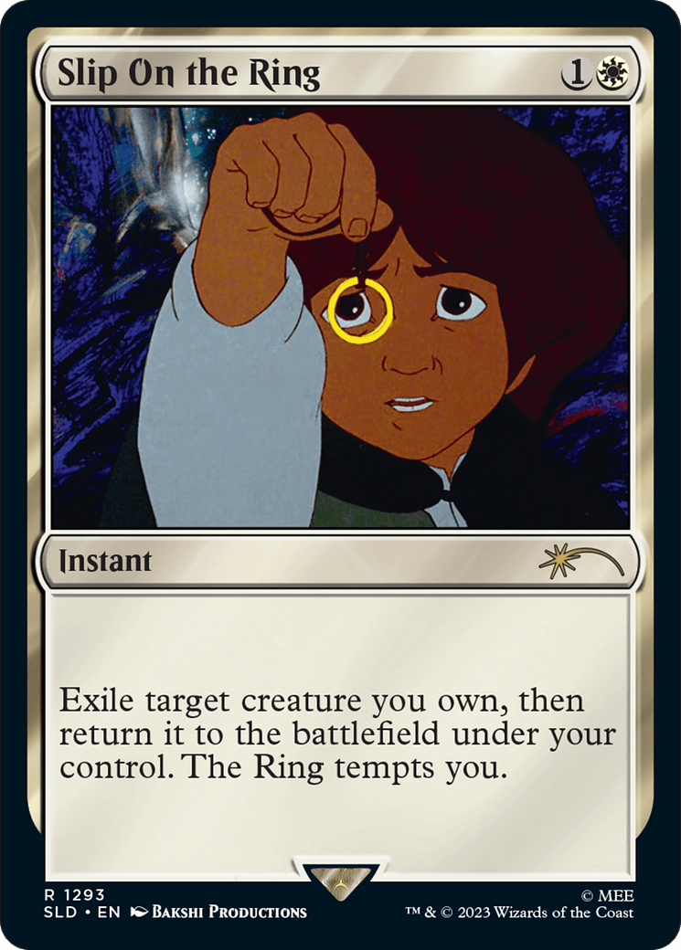 Slip on the Ring [Secret Lair Drop Series] MTG Single Magic: The Gathering  | Multizone: Comics And Games