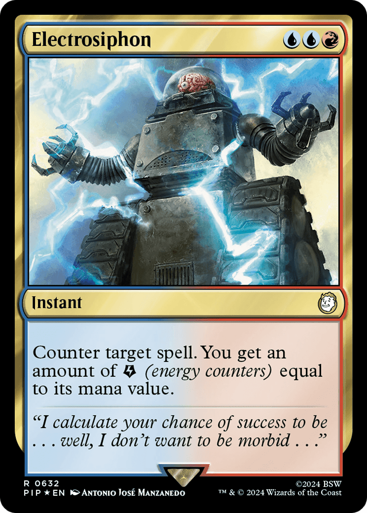 Electrosiphon (Surge Foil) [Fallout] MTG Single Magic: The Gathering  | Multizone: Comics And Games