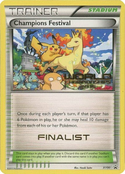 Champions Festival (XY91) (2015 Finalist) [XY: Black Star Promos] Pokemon Single Pokémon  | Multizone: Comics And Games