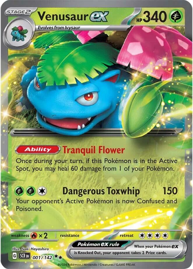 Venusaur ex (001/142) [Scarlet & Violet: Stellar Crown] | Multizone: Comics And Games