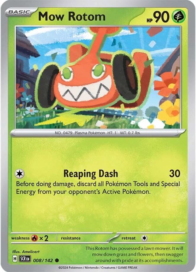 Mow Rotom (008/142) [Scarlet & Violet: Stellar Crown] Pokemon Single Pokémon  | Multizone: Comics And Games