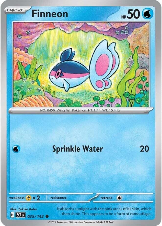 Finneon (035/142) [Scarlet & Violet: Stellar Crown] Pokemon Single Pokémon  | Multizone: Comics And Games