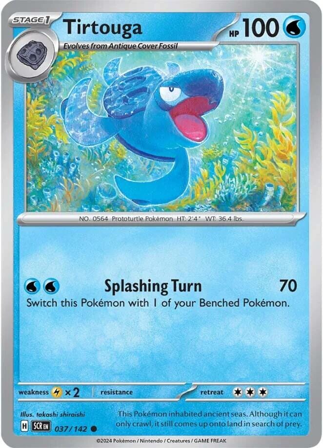 Tirtouga (037/142) [Scarlet & Violet: Stellar Crown] Pokemon Single Pokémon  | Multizone: Comics And Games