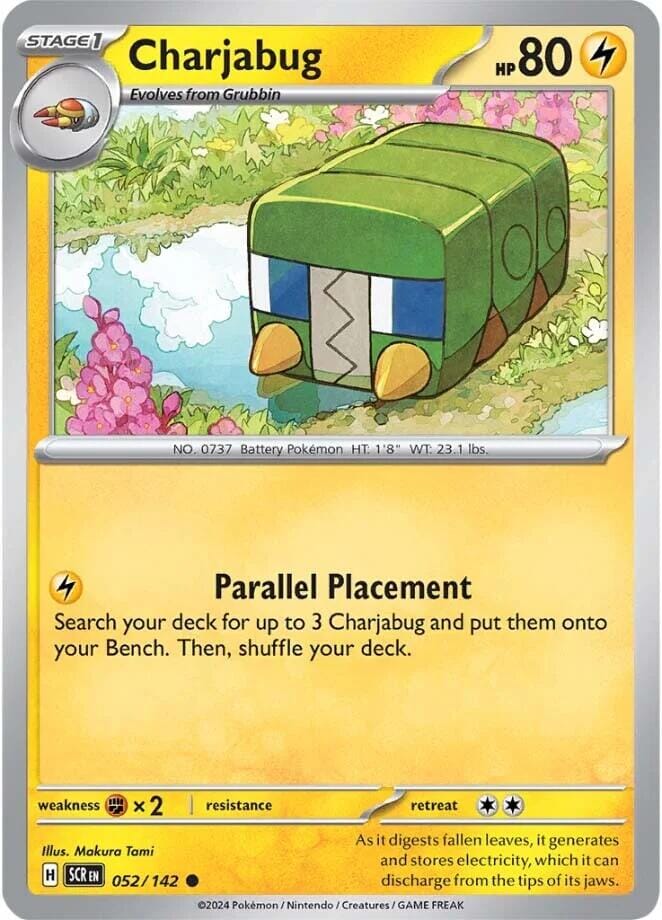 Charjabug (052/142) [Scarlet & Violet: Stellar Crown] Pokemon Single Pokémon  | Multizone: Comics And Games