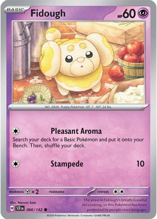 Fidough (066/142) [Scarlet & Violet: Stellar Crown] Pokemon Single Pokémon  | Multizone: Comics And Games