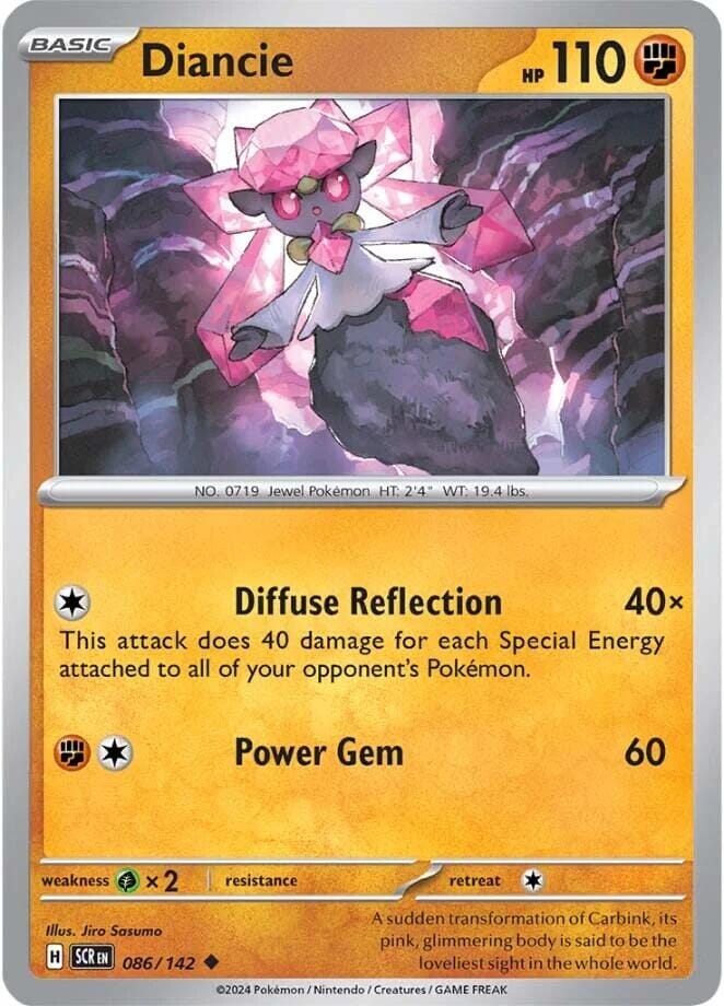 Diancie (086/142) [Scarlet & Violet: Stellar Crown] Pokemon Single Pokémon  | Multizone: Comics And Games