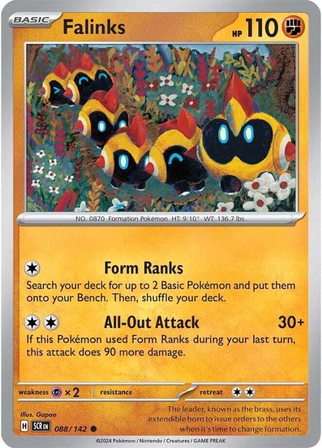 Falinks (088/142) [Scarlet & Violet: Stellar Crown] Pokemon Single Pokémon  | Multizone: Comics And Games