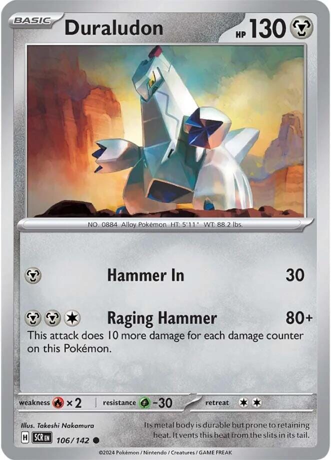 Duraludon (106/142) [Scarlet & Violet: Stellar Crown] Pokemon Single Pokémon  | Multizone: Comics And Games