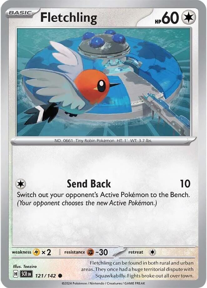 Fletchling (121/142) [Scarlet & Violet: Stellar Crown] Pokemon Single Pokémon  | Multizone: Comics And Games