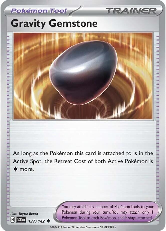 Gravity Gemstone (137/142) [Scarlet & Violet: Stellar Crown] Pokemon Single Pokémon  | Multizone: Comics And Games