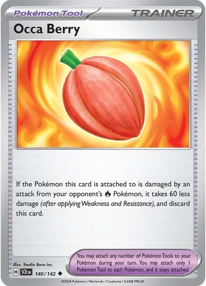 Occa Berry (140/142) [Scarlet & Violet: Stellar Crown] Pokemon Single Pokémon  | Multizone: Comics And Games