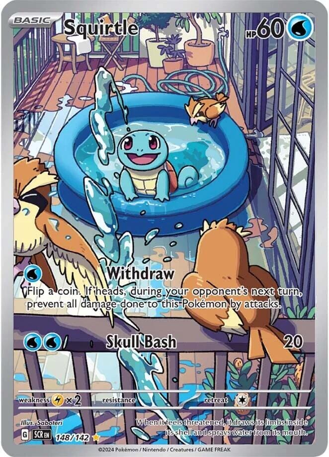 Squirtle (148/142) [Scarlet & Violet: Stellar Crown] Pokemon Single Pokémon  | Multizone: Comics And Games