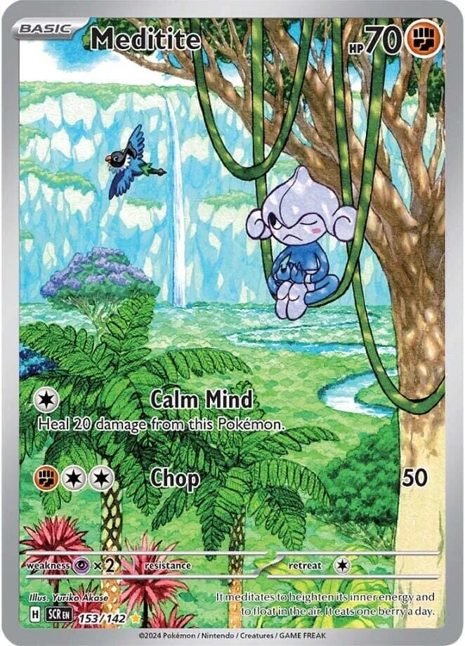 Meditite (153/142) [Scarlet & Violet: Stellar Crown] Pokemon Single Pokémon  | Multizone: Comics And Games