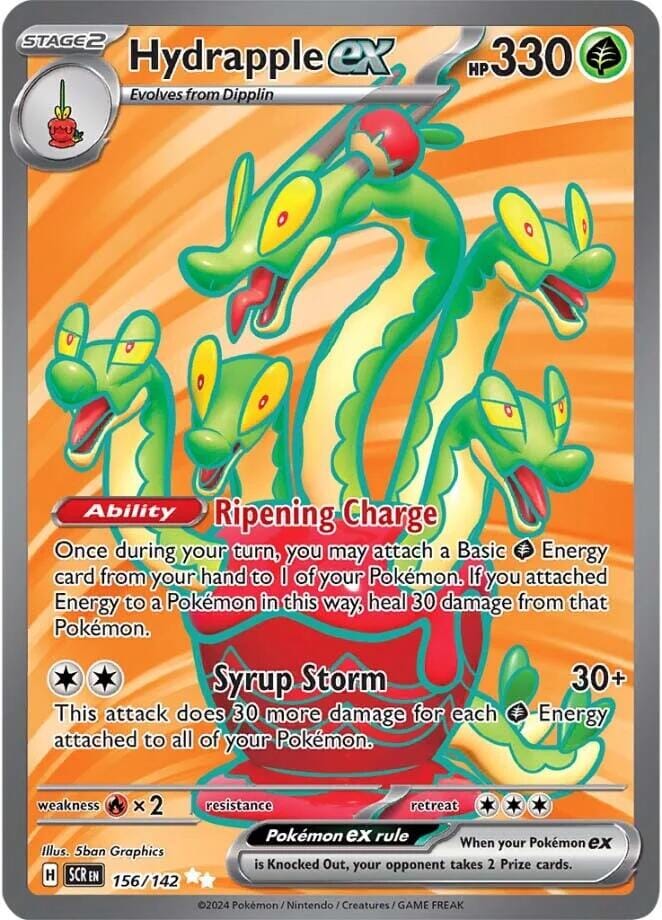 Hydrapple ex (156/142) [Scarlet & Violet: Stellar Crown] Pokemon Single Pokémon  | Multizone: Comics And Games