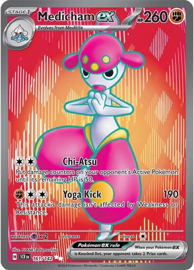 Medicham ex (161/142) [Scarlet & Violet: Stellar Crown] Pokemon Single Pokémon  | Multizone: Comics And Games