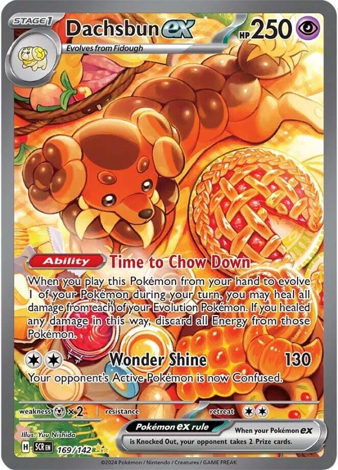 Dachsbun ex (169/142) [Scarlet & Violet: Stellar Crown] Pokemon Single Pokémon  | Multizone: Comics And Games