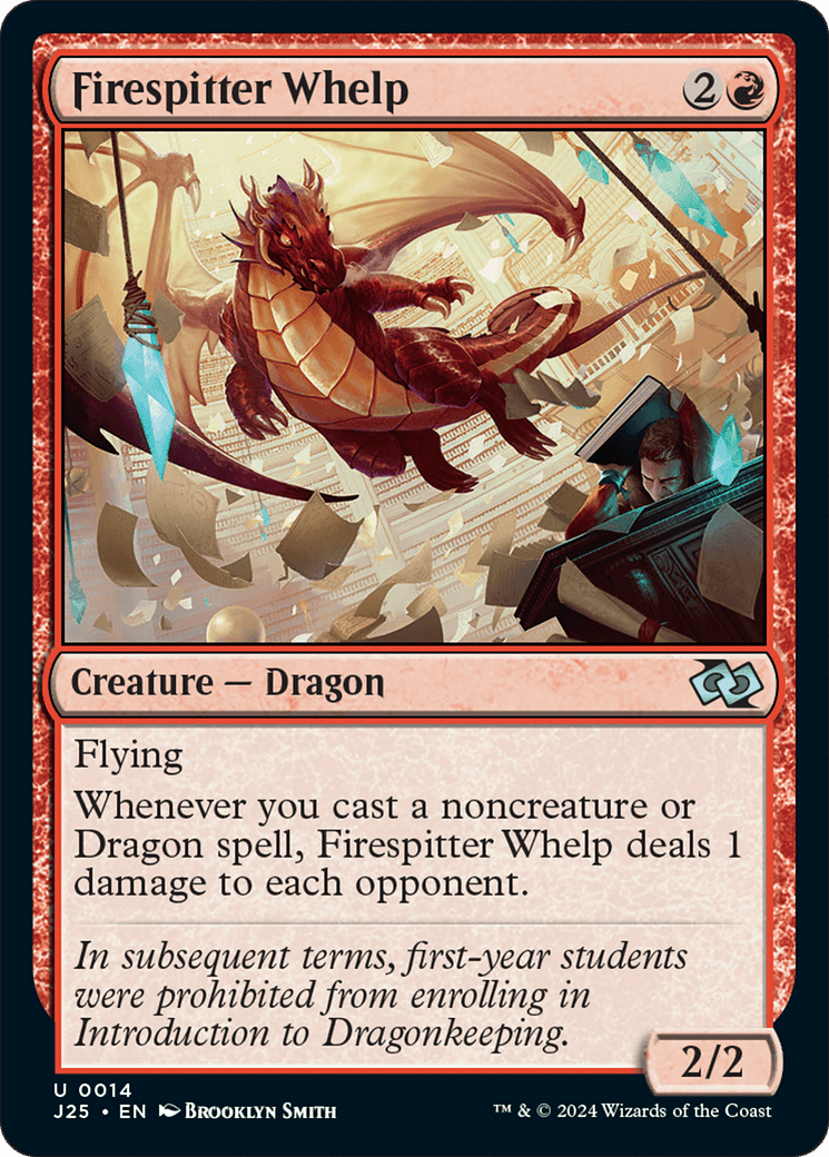 Firespitter Whelp [Foundations Jumpstart] MTG Single Magic: The Gathering  | Multizone: Comics And Games