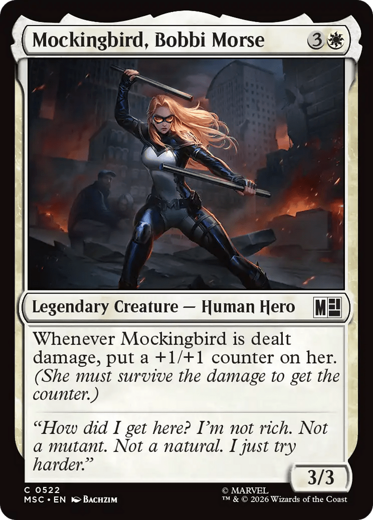 Mockingbird, Bobbi Morse (0522) [Marvel Super Heroes Commander] MTG Single Magic: The Gathering  | Multizone: Comics And Games