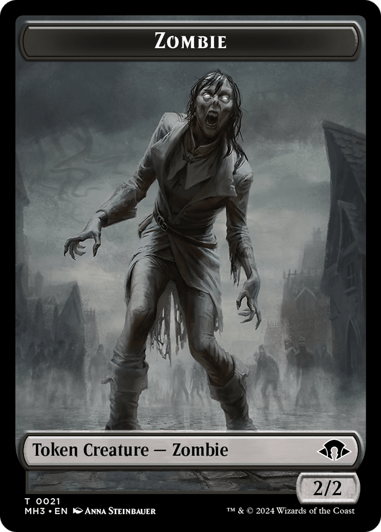 Servo // Zombie Double-Sided Token [Modern Horizons 3 Tokens] MTG Single Magic: The Gathering  | Multizone: Comics And Games