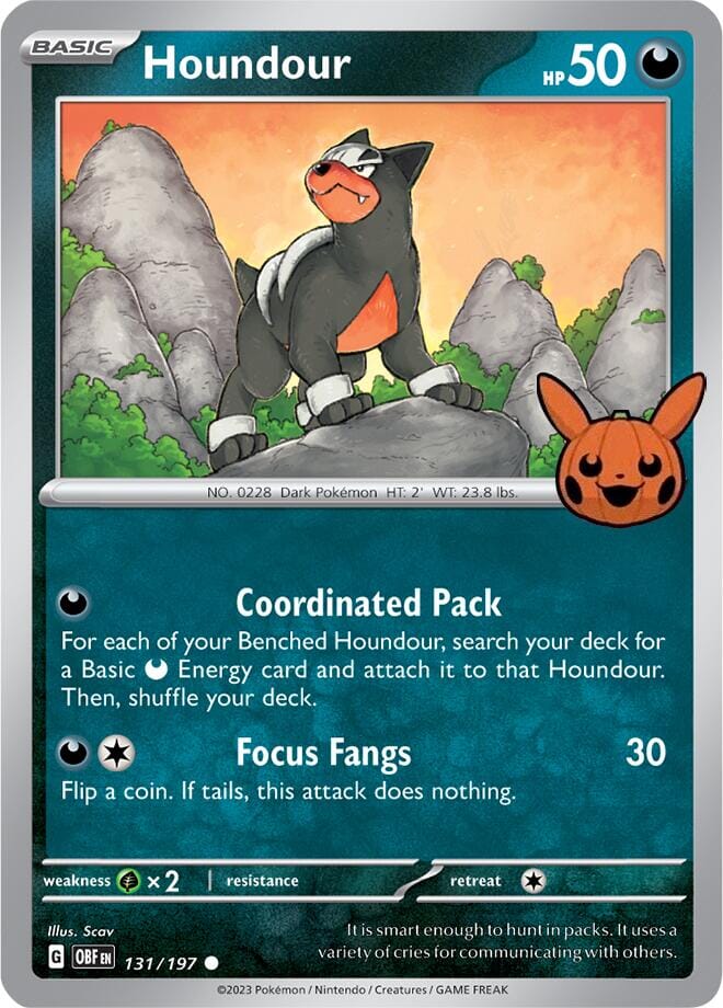Houndour (131/197) [Trick or Trade 2024] Pokemon Single Pokémon  | Multizone: Comics And Games