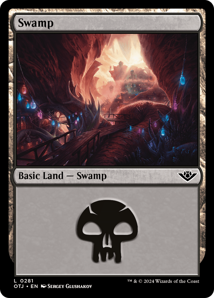 Swamp (0281) [Outlaws of Thunder Junction] MTG Single Magic: The Gathering  | Multizone: Comics And Games