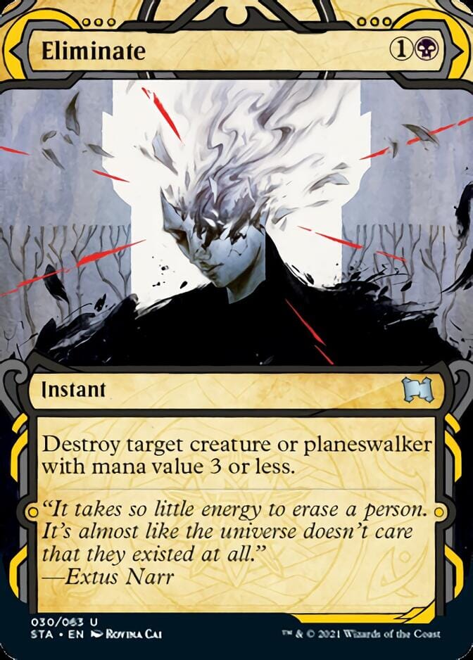 Eliminate (Foil Etched) [Strixhaven: Mystical Archive] MTG Single Magic: The Gathering  | Multizone: Comics And Games