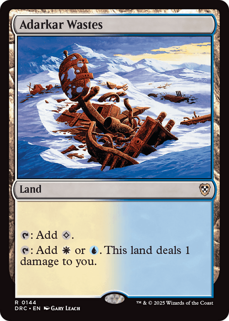 Adarkar Wastes [Aetherdrift Commander] MTG Single Magic: The Gathering  | Multizone: Comics And Games