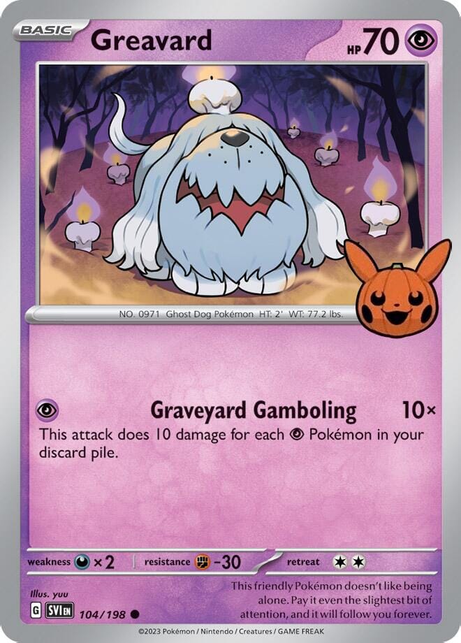 Greavard (042/091) [Trick or Trade 2024] Pokemon Single Pokémon  | Multizone: Comics And Games