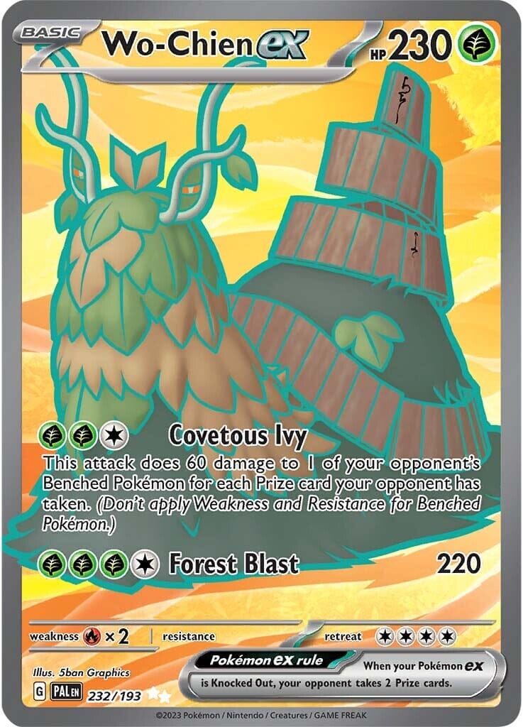 Wo-Chien ex (232/193) [Scarlet & Violet: Paldea Evolved] Pokemon Single Pokémon  | Multizone: Comics And Games