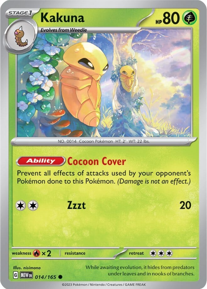 Kakuna (014/165) [Scarlet & Violet 151] Pokemon Single Pokémon  | Multizone: Comics And Games