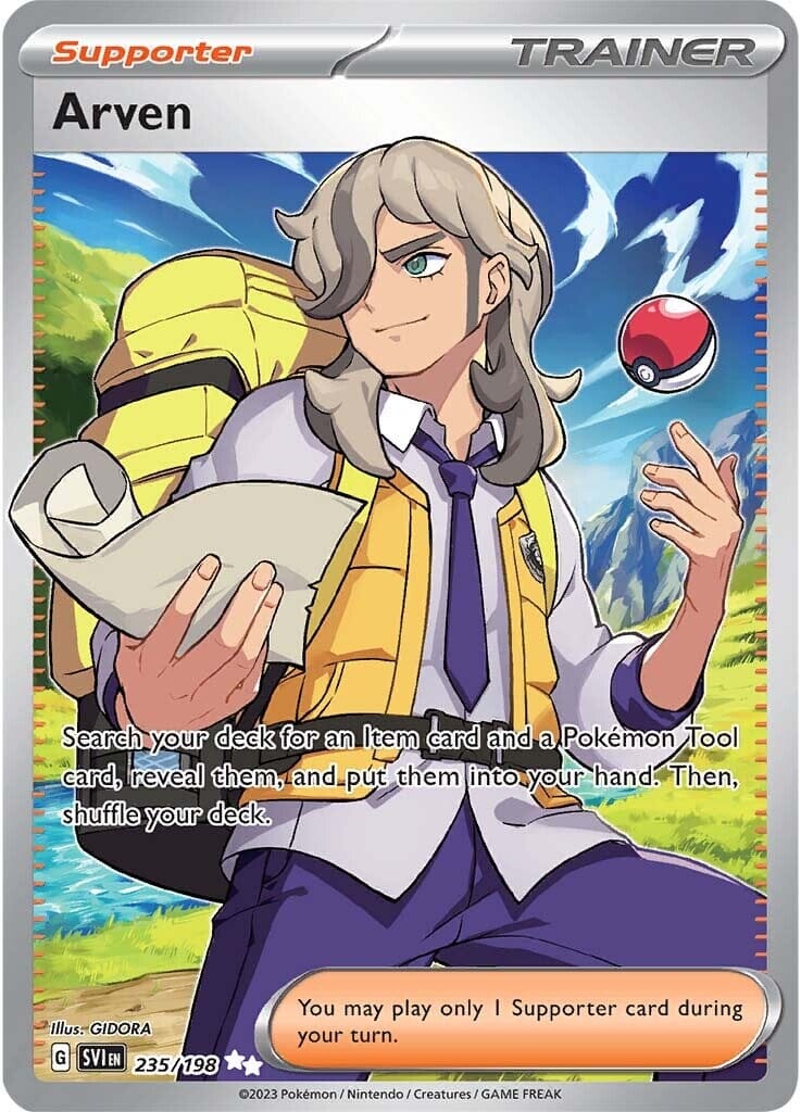 Arven (235/198) [Scarlet & Violet: Base Set] Pokemon Single Pokémon  | Multizone: Comics And Games