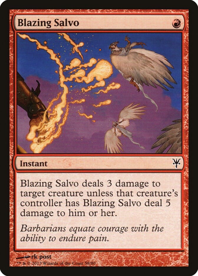 Blazing Salvo [Duel Decks: Sorin vs. Tibalt] MTG Single Magic: The Gathering  | Multizone: Comics And Games