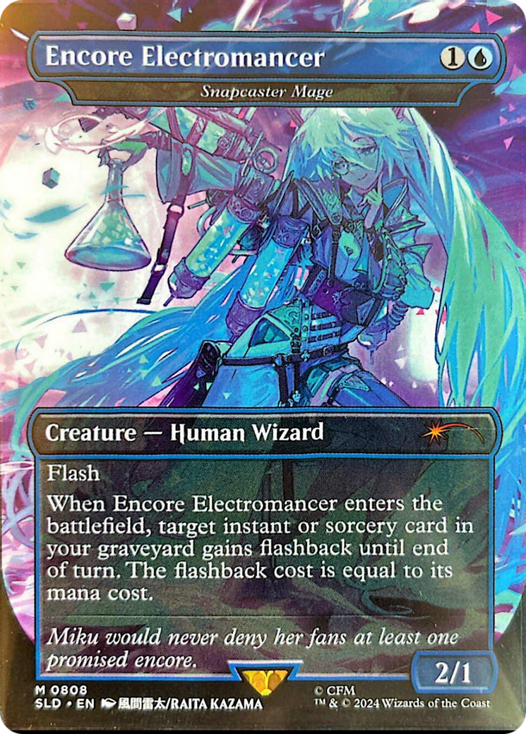 Encore Electromancer - Snapcaster Mage [Secret Lair Drop Series] MTG Single Magic: The Gathering  | Multizone: Comics And Games