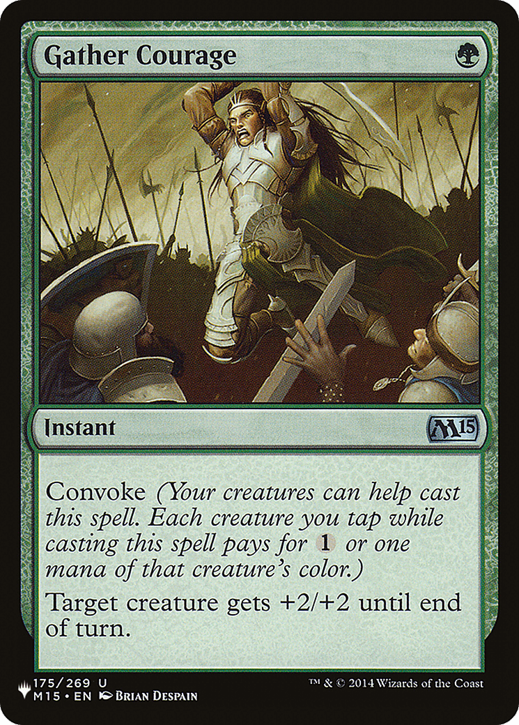 Gather Courage [The List] MTG Single Magic: The Gathering  | Multizone: Comics And Games