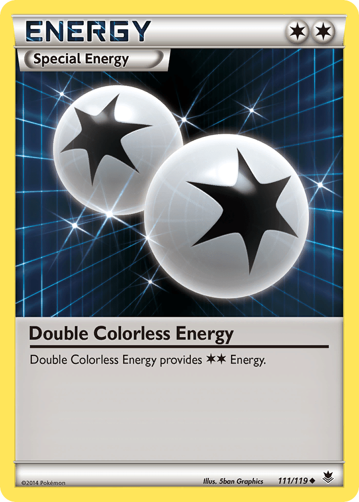 Double Colorless Energy (111/119) [XY: Phantom Forces] Pokemon Single Pokémon  | Multizone: Comics And Games
