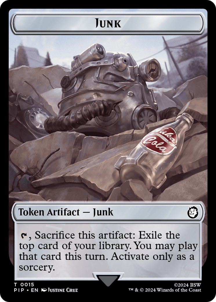 Junk // Clue Double-Sided Token [Fallout Tokens] MTG Single Magic: The Gathering  | Multizone: Comics And Games