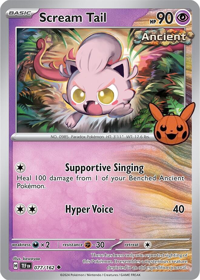 Scream Tail (077/162) [Trick or Trade 2024] Pokemon Single Pokémon  | Multizone: Comics And Games