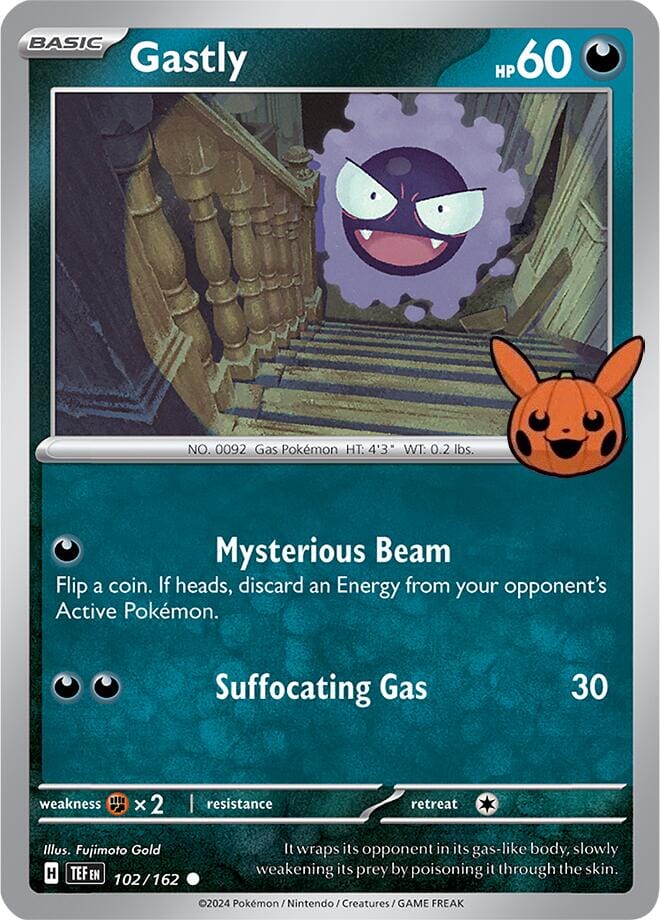 Gastly (102/162) [Trick or Trade 2024] Pokemon Single Pokémon  | Multizone: Comics And Games